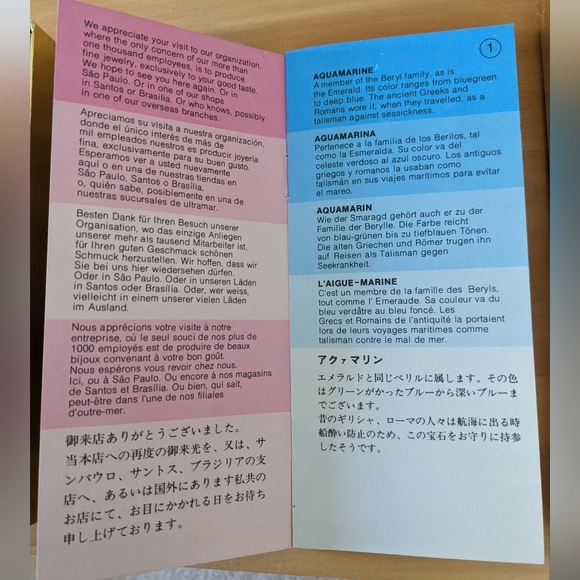 Rocks Vintage H. Stern stones boxed collection with booklet - Picture 3 of 6